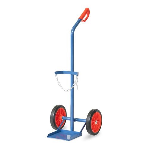 Stahlflaschenkarre f.Flascheninhalt 1x20-50l Vollgummi-Bereifung Trgf100kg FETRA (51101)