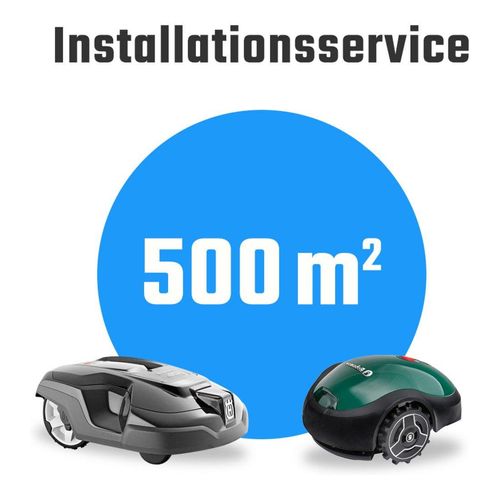 Mähroboter-Installationsservice Paket XS bis 500m² ; Mähroboter-Installation.de)