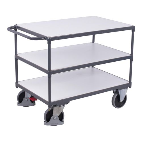 VARIOfit Schwerer ESD Tischwagen mit 3 Ladeflächen 1.200 x 800 mm ; Cordes (sw-800.662)