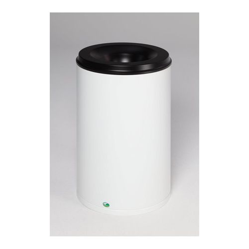 VAR Papierkorb feuersicher Löschkopf weiß 110 l (3186)