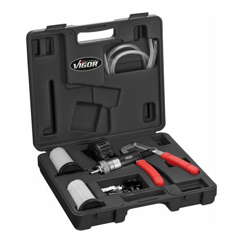 VIGOR V4325 Vakuum- und Druckpumpen-Satz, 28-teilig, zum Prüfen von Druck- und Unterdrucksystemen, V4325)