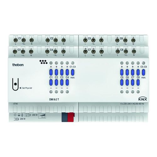 Theben Dimmaktor 8-fach DM 8-2 T KNX (4940285)