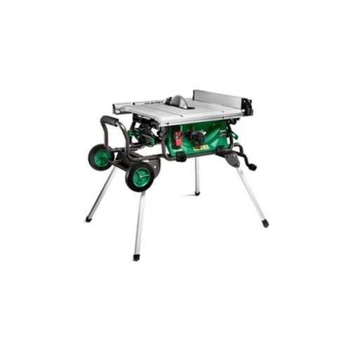 Hikoki C10RJWAZ Tischkreissäge | mit Untergestell und Schiebeschlitten)