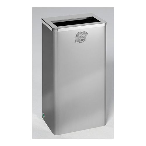 VAR Papierkorb B 31 Edelstahl 60 l - 70 l (28540)