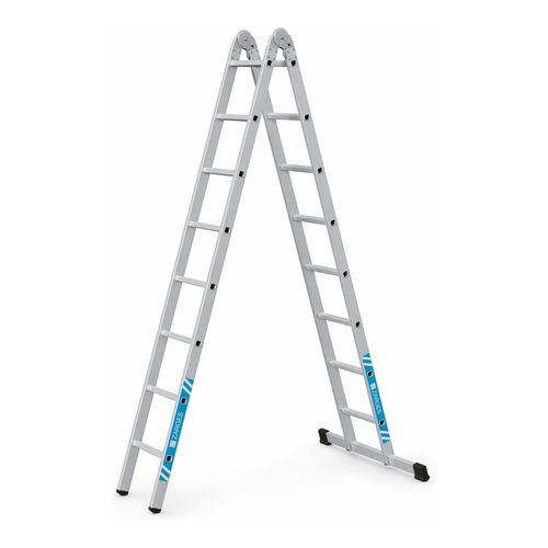 ZARGES Mehrzweckleiter Combimaster X - LM, 2 x 8 Sprossen (41943)