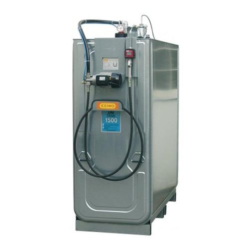 CEMO Schmierstoff-Kompaktanlage ECO elektrisch für Frischöl 1500 Liter + 4m Schlauch (8681)