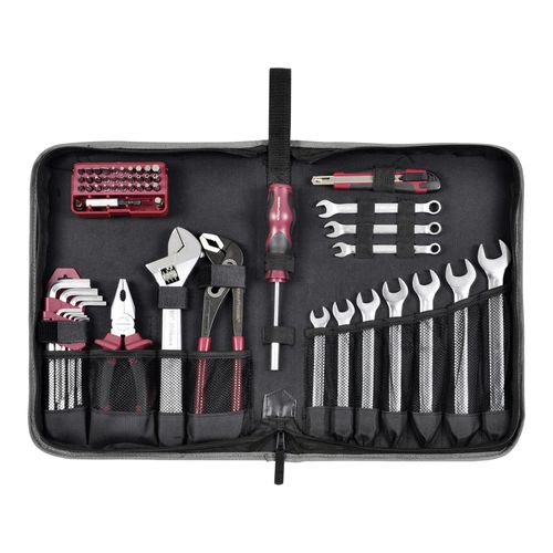Kraftwerk Etui mit 57 Werkzeugen aus Chrom-Vanadium-Stahl, 208100000 (208.100.000)