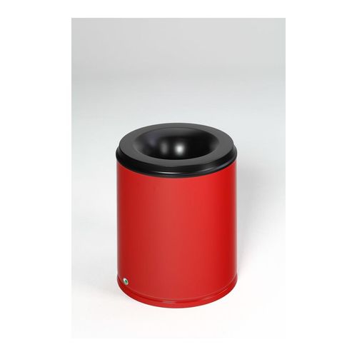 VAR Papierkorb feuersicher Löschkopf rot 80 l (3170)
