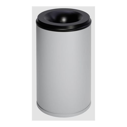 VAR Papierkorb feuersicher Löschkopf silber 110 l (3188)