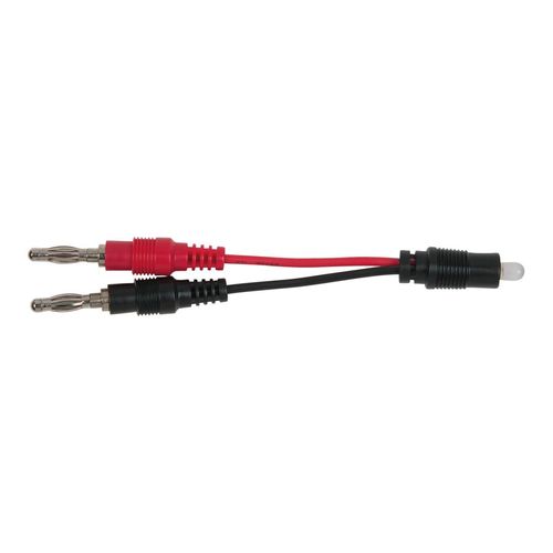 KS Tools Polaritätsprüfer mit 4,0mm Bananenstecker-Anschluss und Duo-LED (150.1672)