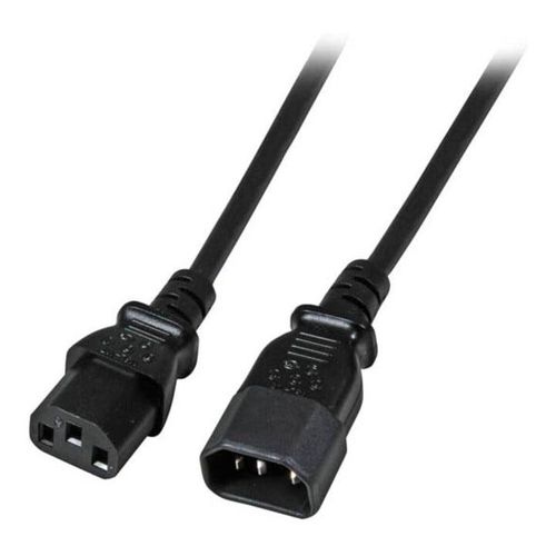 EFB-Elektronik Kaltgeräteverlängerung sw 2m IEC C14, C13 EK503.2 ; efb_elektronik)