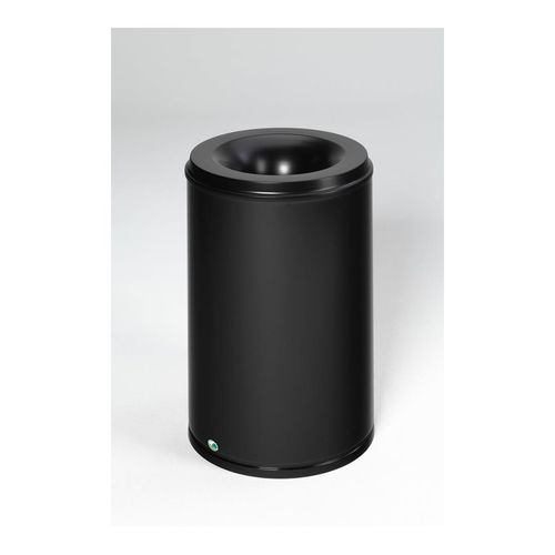 VAR Papierkorb feuersicher Löschkopf schwarz 110 l (3182)