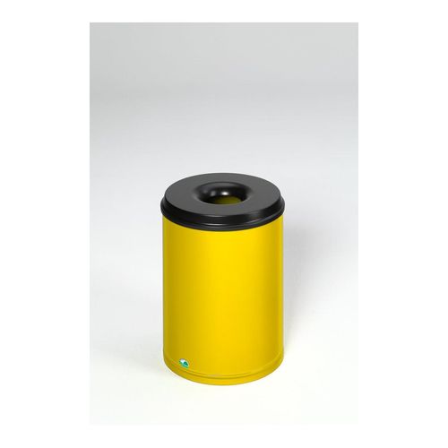VAR Papierkorb feuersicher Löschkopf gelb 50 l (3167)