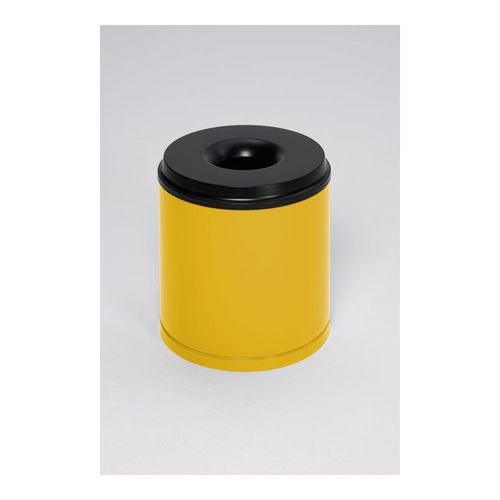 VAR Papierkorb feuersicher Löschkopf gelb 30 l (3157)