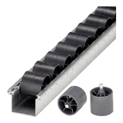 Bito Rollenleiste SDS / ESD-Röllchen mit Stahlachse L2000 mm (27722)