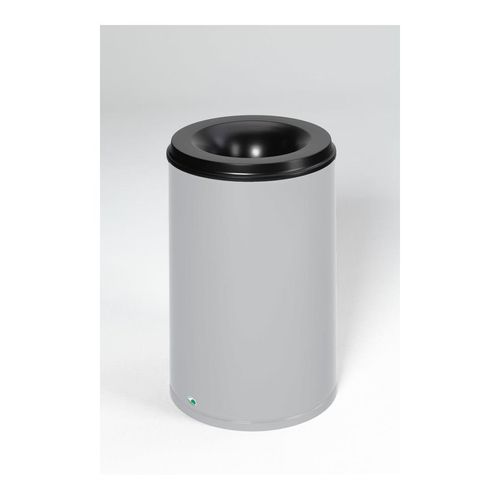 VAR Papierkorb feuersicher Löschkopf grau 110 l (3183)