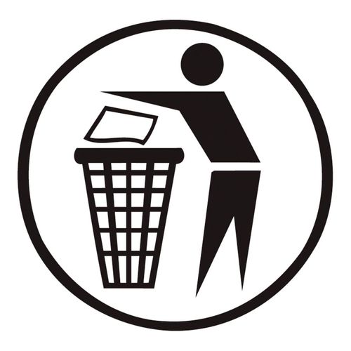 Schake Aufkleber Saubermännchen schwarz (4021)
