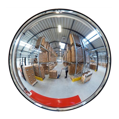 Moravia Raumspiegel aus Acryglas 600 x 130 mm mit schwarzer Umrandung (252.26.285)