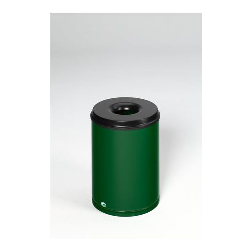 VAR Papierkorb feuersicher Löschkopf grün 50 l (3165)