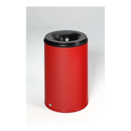 VAR Papierkorb feuersicher Löschkopf rot 110 l (3180)