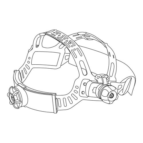 HOLEX Kopfband mit Schweißband, Typ: HEAD (097957 HEAD)