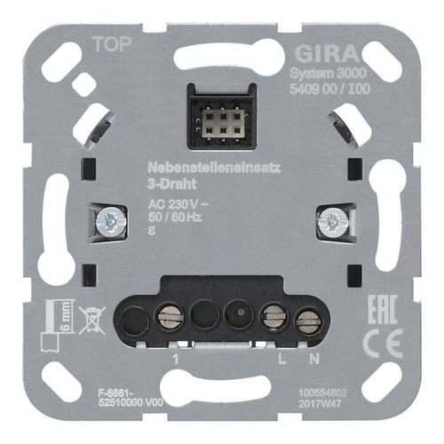 Gira Nebenstelleneinsatz 3-Draht 540900)