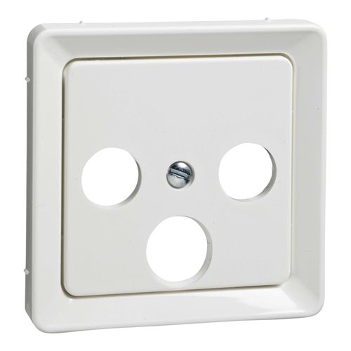 Elso Zentralplatte Antenne reinweiß 503624 ; Schneider)