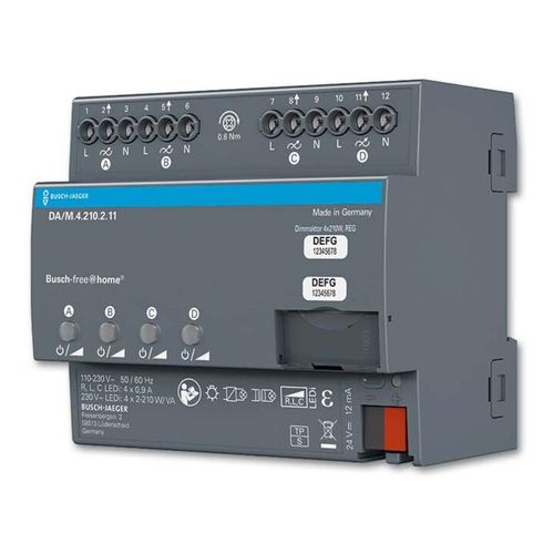 Busch-Jaeger Dimmaktor 4-fach REG DA/M.4.210.2.11 (2CKA006220A0728)