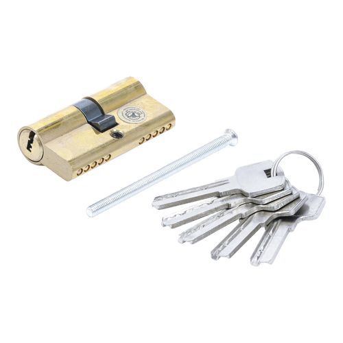 BGS Do it yourself Messing-Schließzylinder 60 mm 300 g (8091)