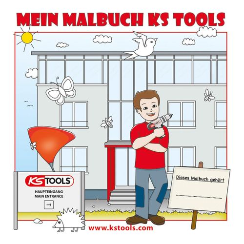 KS Tools Werkzeuge-Malbuch für Kinder (100211)
