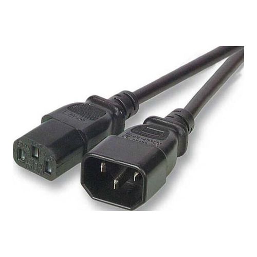 EFB-Elektronik Kaltgeräteverlängerung 3x1 3m,C13-C14,St-Bu,sw EK503.3 ; efb_elektronik)