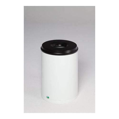 VAR Papierkorb feuersicher Löschkopf weiß 50 l (3168)