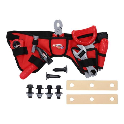 KS Tools Kinder Werkzeug-Satz mit Werkzeuggürtel, 20-tlg (100206)