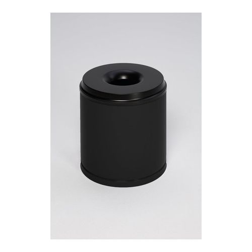VAR Papierkorb feuersicher Löschkopf schwarz 30 l (3152)