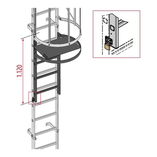 Hymer Zugangssperre -> Hymer Zugangssperre| für Gerüste geeignet, 54770 (0054770)