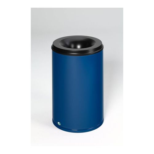 VAR Papierkorb feuersicher Löschkopf enzianblau 110 l (3181)
