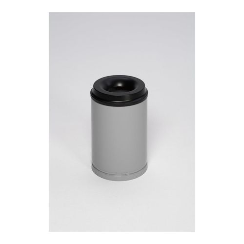 VAR Papierkorb feuersicher Löschkopf silber 15 l (3148)