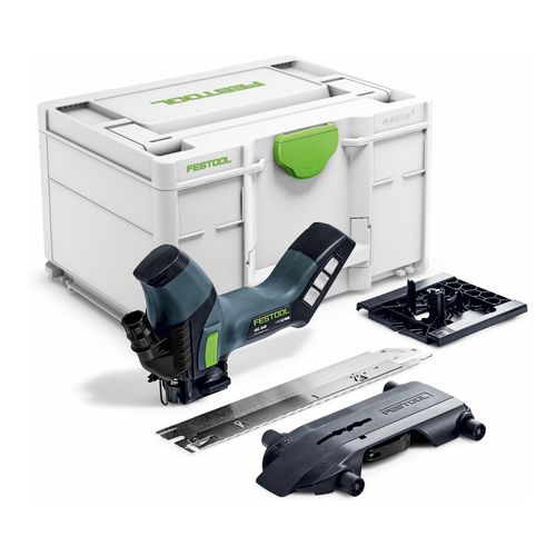 Festool ISC 240 EB-Basic Akku-Dämmstoffsäge mit bürstenlosem EC-TEC Motor und variabler Schnitttiefe für Dämmstoffe, 576571)