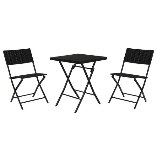Gartenmöbel Home ESPRIT Schwarz 58 x 58 x 71,5 cm