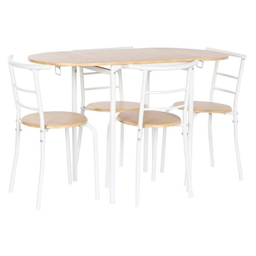 Tisch-Set mit 4 Stühlen DKD Home Decor 121 x 55 x 78 cm