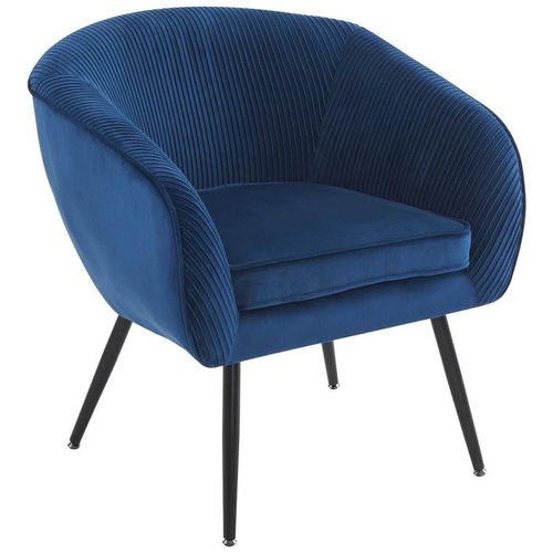 P & B Sessel , Blau , Textil , 69x75x65 cm , Wohnzimmer, Sessel, Polstersessel