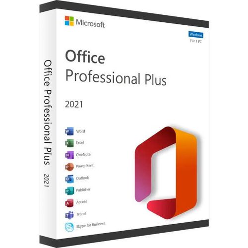 Microsoft Office 2021 Professional Plus Windows Accountgebunden