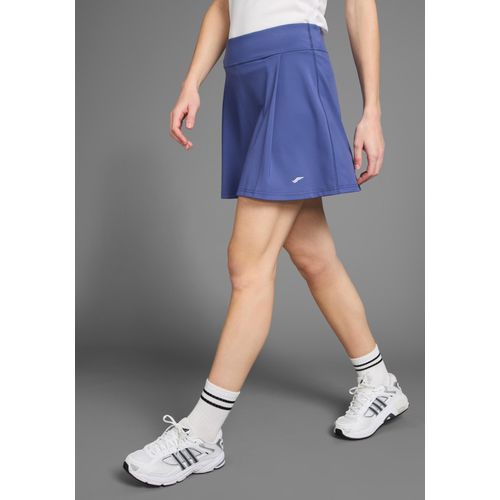 Tennisrock FAYN SPORTS, Damen, Gr. 38, blau (navy), Jersey, Obermaterial: 77% Polyester, 23% Elasthan, sportlich, mini, Röcke, mit Innenshorts