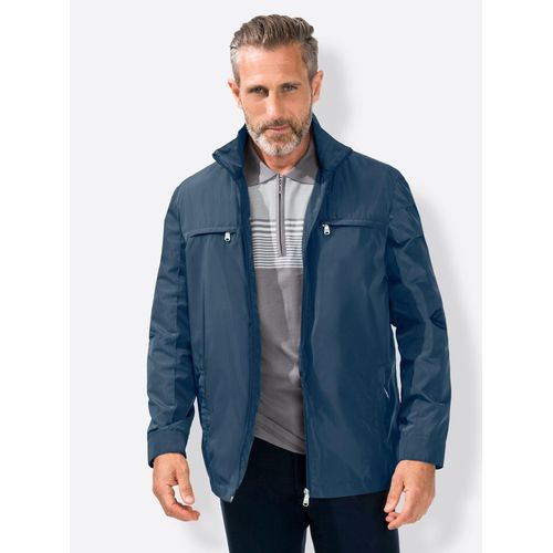Anorak MARCO DONATI, Herren, Gr. 56, blau, 100% Polyester, unifarben, Langarm, Jacken