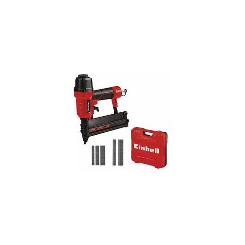 Druckluft-Tacker TC-PN 50 rot/schwarz, 2-in-1 Kombigerät: Druckluft-Klammergerät und Druckluft-Nagler