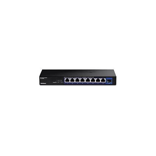 TRENDnet TEG-S5091 - Version v1.0R - Switch - unmanaged - 8 x 1/2.5G x 1 Gigabit / 10 Gigabit SFP+ - wandmontierbar