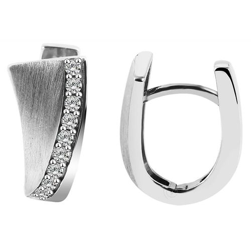Paar Creolen ADELIA´S, silber, Ohrringe, Damen, Damen, Silber 925 (Sterlingsilber)