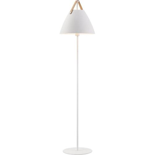Strap Stehlampe Ø 36 cm Leselampe Weiß