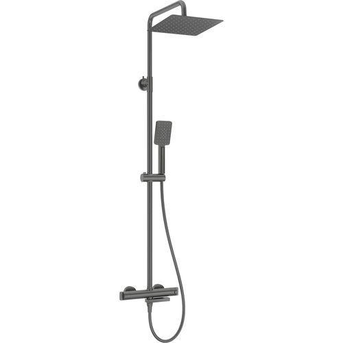 Duschsystem, mit Badewannenarmatur, thermostatisch