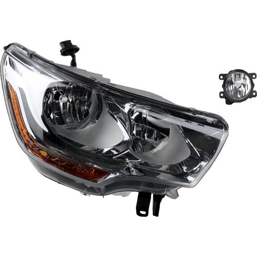 Johns, Scheinwerfer Halogen passend für Citroen DS4 04/2011 -09/2015 H7 H1 Re. + Nebel. 00006206T5 6206T5 9674903580 00006208Q3 6208Q3 SU001A3436